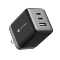 thumbnail image 1 of NOVOO 100W USB C Charger 3-Port GaN Adapter Fast Wall Charger Foldable and Compact for MacBook,Laptops,iPad,iPhone Series,Samsung and More, 1 of 12