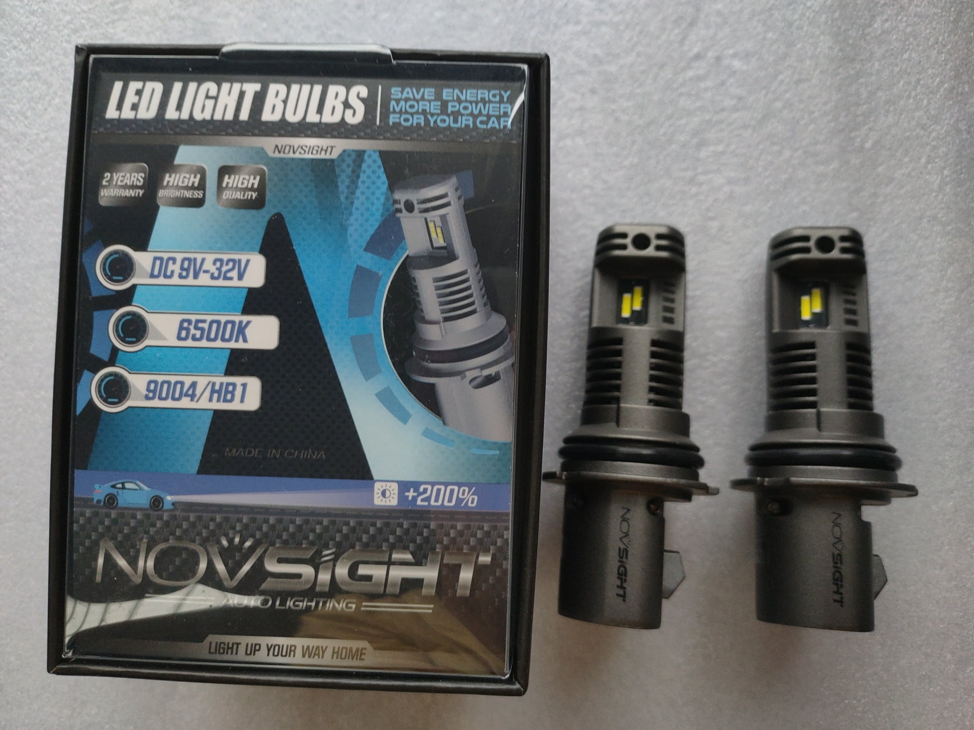 NOVSIGHT Car headlight bulbs A500-N36US-9004