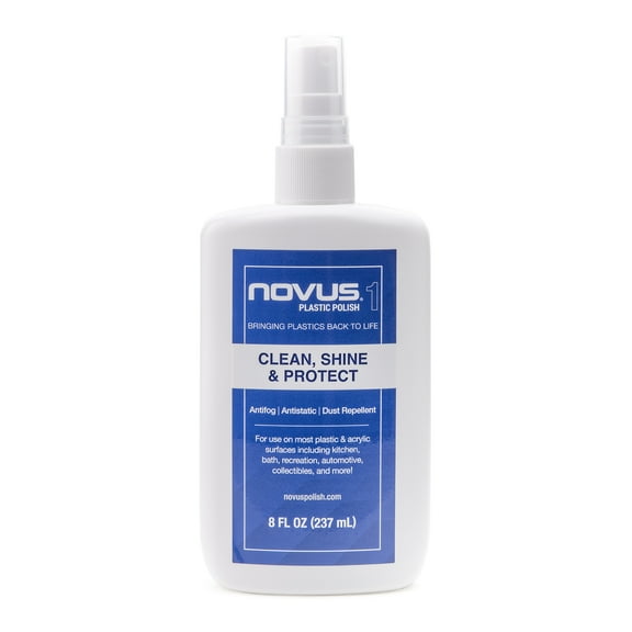 NOVUS 7020 | Plastic Clean & Shine #1 | 8 Ounce Bottle