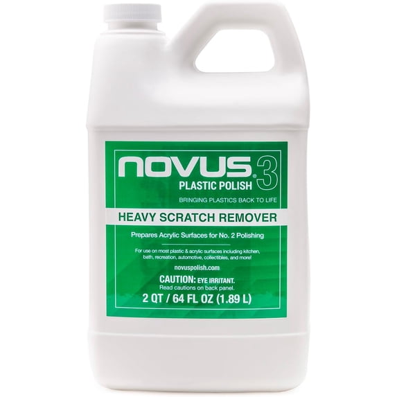 NOVUS 7082 | Heavy Scratch Remover #3 | 64 Ounce Bottle