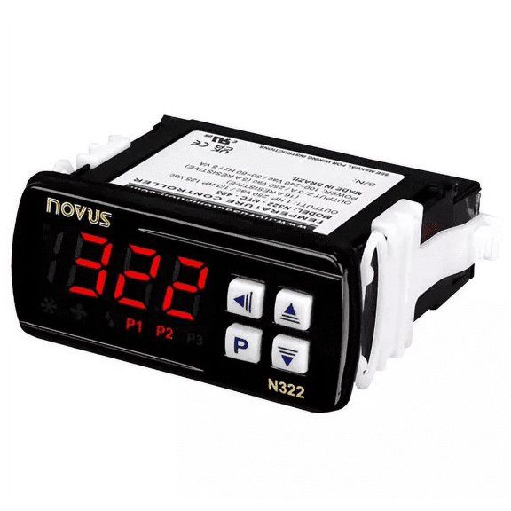 NOVUS 8032201324 N322 Pt100 RS485 24V Temperature Controller (PROCESS CONTROL AND INDICATION)