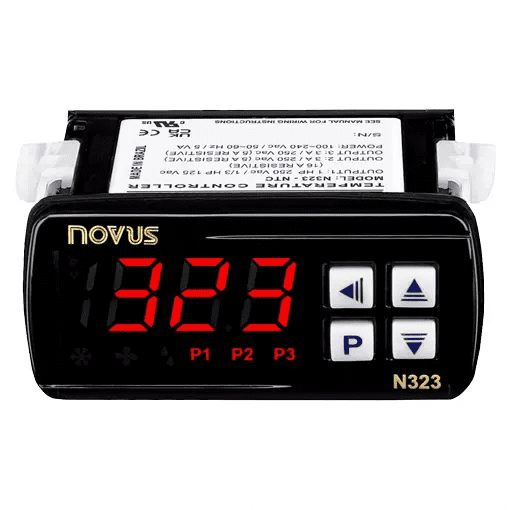 NOVUS 8032303030N323 NTC Temperature controller, 3 relays