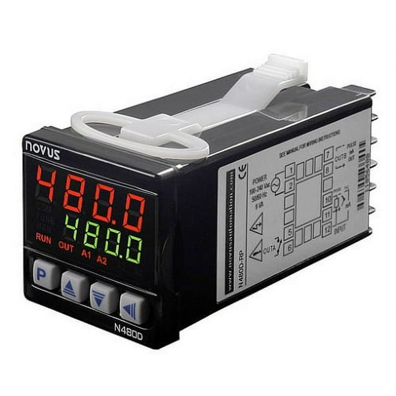 NOVUS 80480D2094 N480D-RPR USB 24V Temperature controller 2 relays, pulse out48x48mm (1/16 DIN)