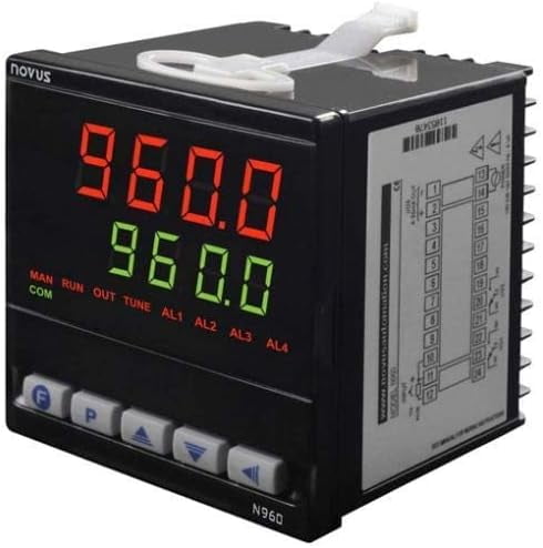 NOVUS N960 USB Temperature Controller, 2 Relay Outputs, 96x96mm ...