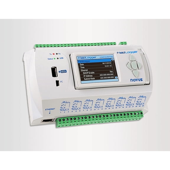 NOVUS 8812120004 FieldLogger 24V Ethernet, 2xRS485 Master/Slave data logger