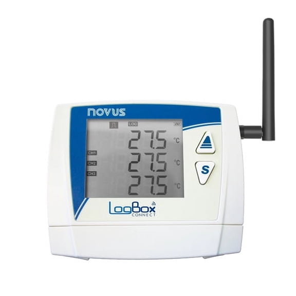 NOVUS 8813006150 LogBox Connect 3G GPS Data Logger, 2 analog + 1 digital inputs with GPS, 140K loggings