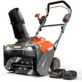 thumbnail image 1 of NOVUS Cordless Snow Blower Battery Powered 18 Inch, 58V 5Ah Battery and Charger Included, 1 of 9