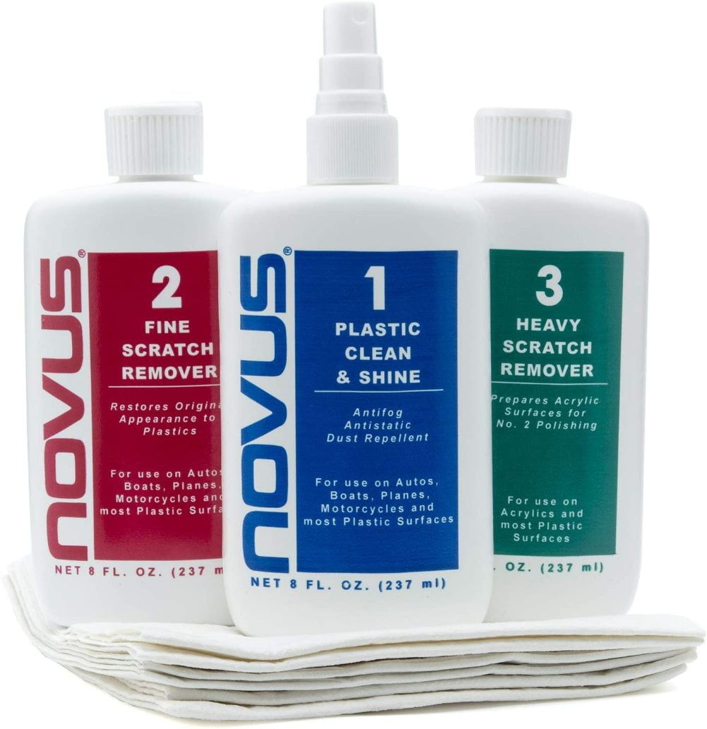 NOVUS #1, PLASTIC CLEANER + WAX PROTECTANT · Min Plastics & Supply, Inc., Plastic Sheet Distributor