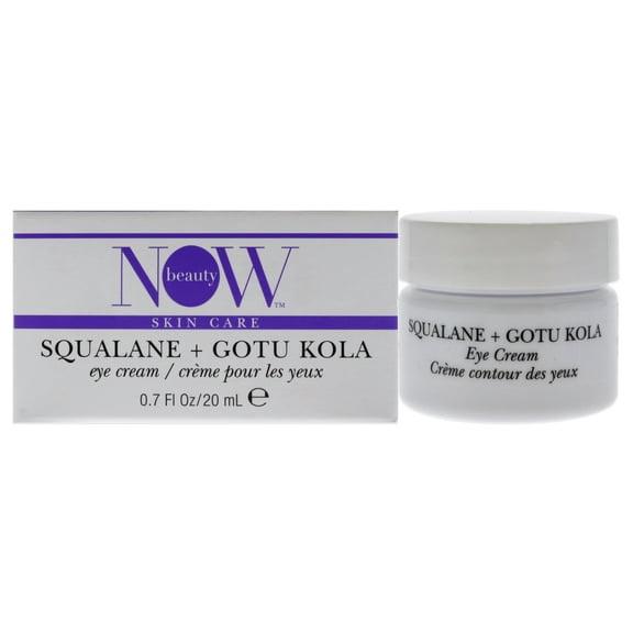 NOW Beauty Squalane Plus Gotu Kola Eye Cream , 0.7 oz Cream
