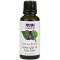 thumbnail image 1 of NOW Essential Oil, Lavender & Tea Tree, 1 Fl Oz, 1 of 2