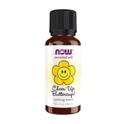 NOW Essential Oils, Cheer Up Buttercup! Oil Blend, Uplifting Aromatherapy Scent, Blend Pure Citrus Essential Oils, Vegan, Child Resistant Cap, 1-Ounce