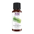 thumbnail image 1 of NOW Essential Oils, Lemongrass Oil, Uplifting Aromatherapy Scent, Steam Distilled, 100% Pure, Vegan, Child Resistant Cap, 1-Ounce, 1 of 7