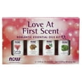 thumbnail image 1 of NOW Essential Oils, Love at First Scent Aromatherapy Kit, 4x10ml Including Bergamot, Cinnamon Cassia, Rose Absolute and our Naturally Loveable Essential Oil Blend With Child Resistant Caps, 1 of 6