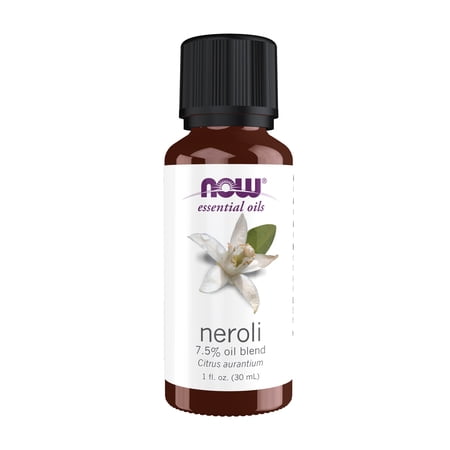 NOW Essential Oils, Neroli Oil, Deeply Floral Aromatherapy Scent, Steam Distilled, 100% Pure, Vegan, Child Resistant Cap, 1-Ounce