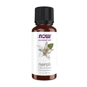 NOW Essential Oils, Neroli Oil, Deeply Floral Aromatherapy Scent, Steam Distilled, 100% Pure, Vegan, Child Resistant Cap, 1-Ounce