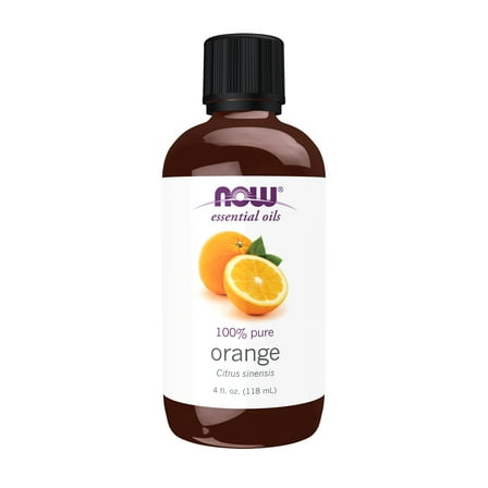 NOW Essential Oils, Orange, Pure Essential Oil, Bottle, 4 fl. Oz