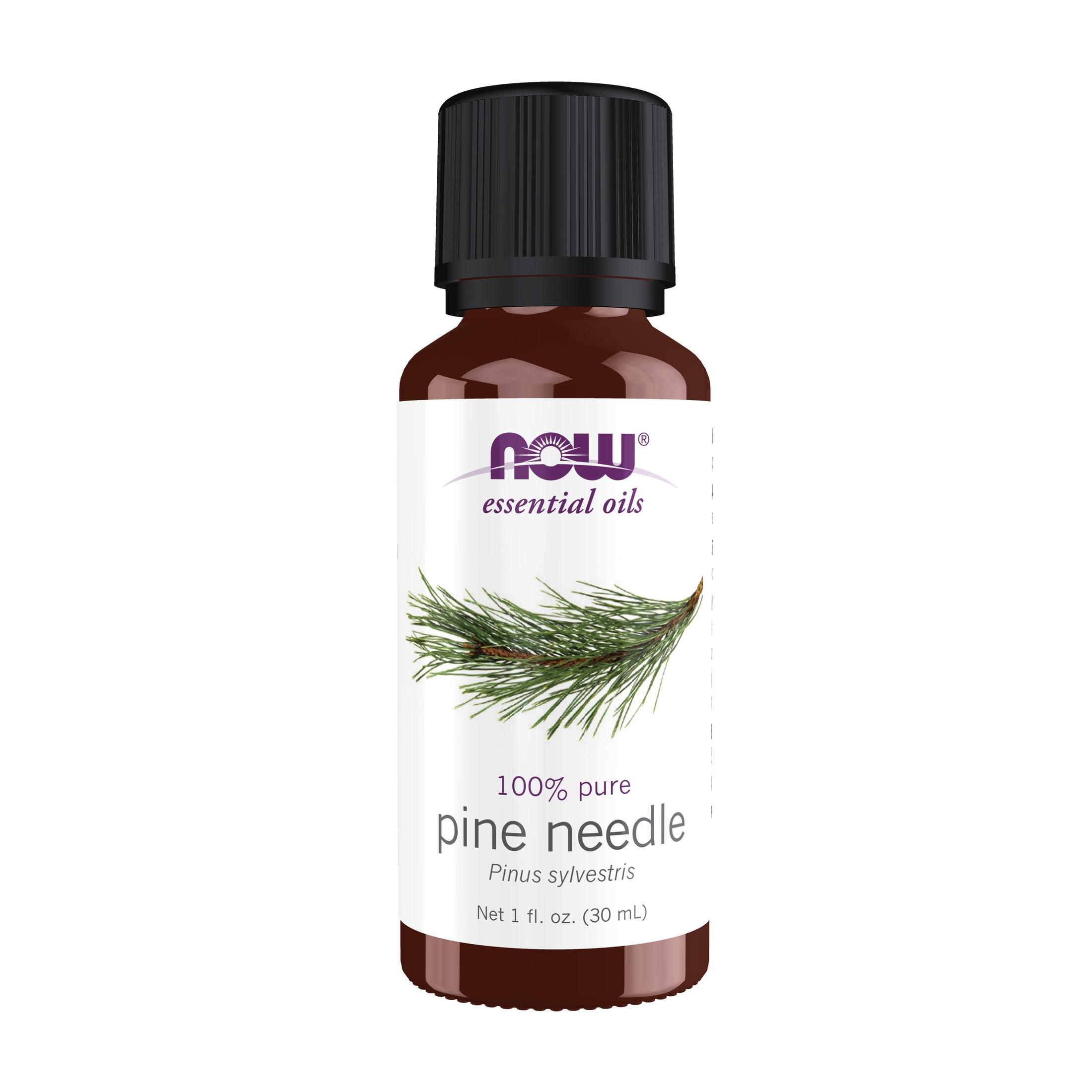 NOW Essential Oils, Pine Needle Oil, Purifying Aromatherapy Scent, Steam Distilled, 100% Pure, Vegan, Child Resistant Cap, 1-Ounce