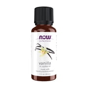 NOW Essential Oils, Vanilla Oil, Blend of Pure Vanilla Bean Extract in Pure Jojoba Oil, Sweet Aromat
