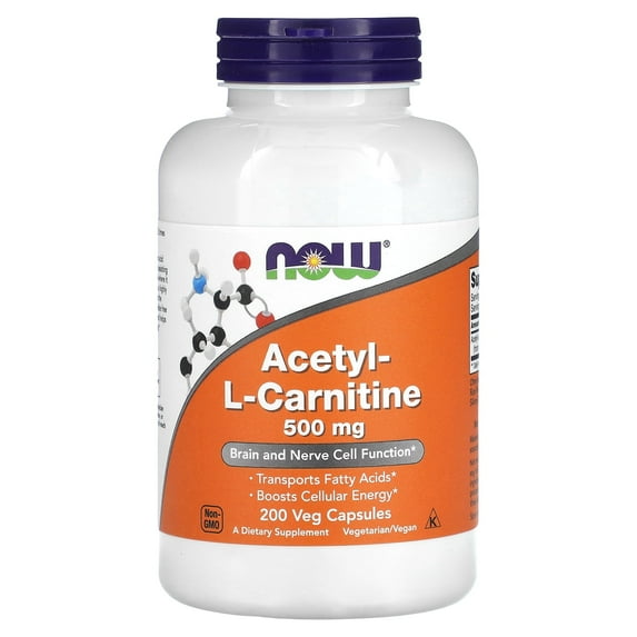 NOW Foods Acetyl-L Carnitine 500 Milligram