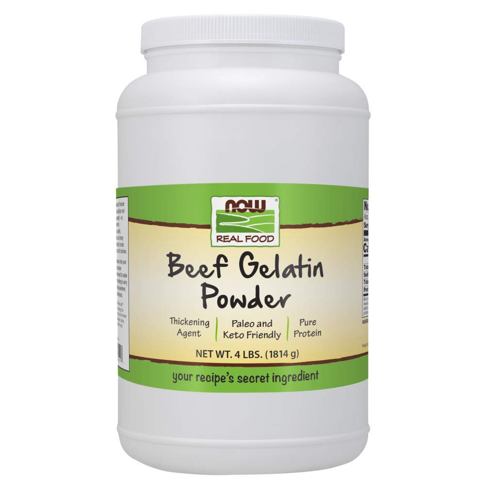 NOW Foods Beef Gelatin Powder 4 lbs