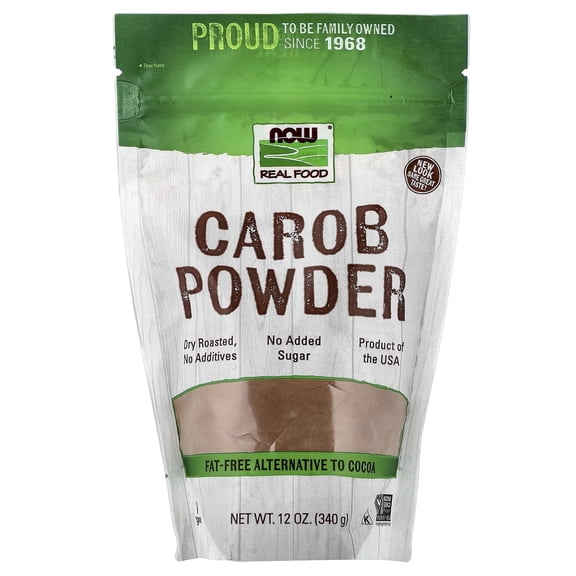 NOW Foods Real Food Carob Powder 12 oz