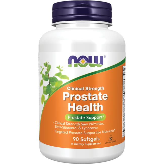 Prostate Health Clinical Strength By Now Foods - 90 Softgels