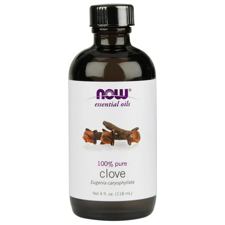 Clove Oil (100% Pure), 4 oz - NOW Foods Essential Oils