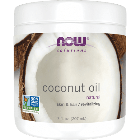 NOW Foods Coconut Oil - Natural 7 fl oz Solid Oil