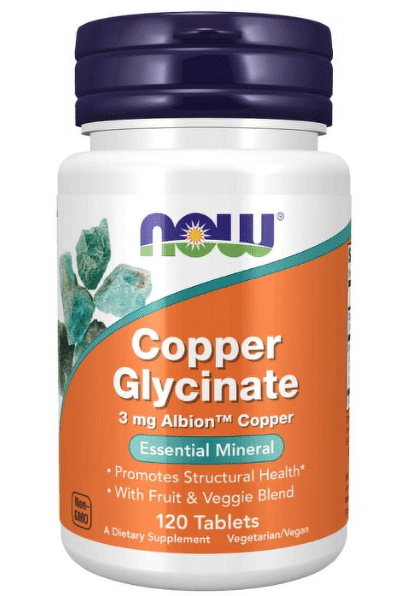 Copper Glycinate, 120 Tablets