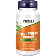 NOW, CurcuFRESH™ Curcumin, Derived from Fresh Turmeric Juice, 60 Veg Capsules
