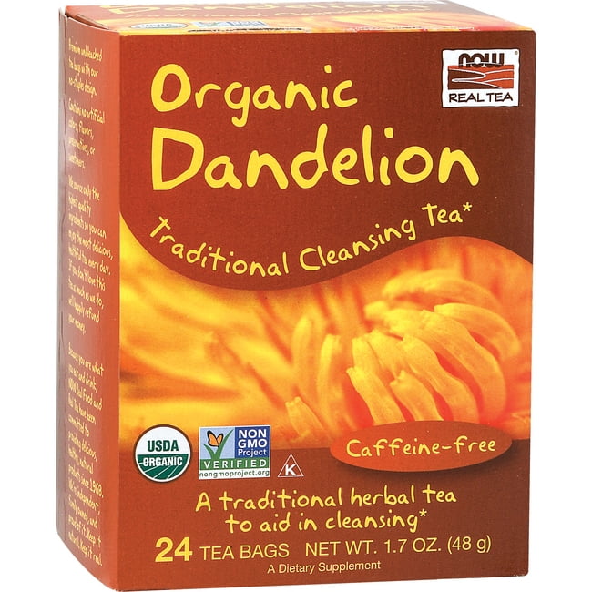NOW Foods Dandelion Tea, 24 Ct