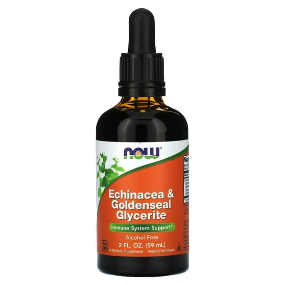 Now Foods Echinacea & Goldenseal Glycerite 2 oz Liquid