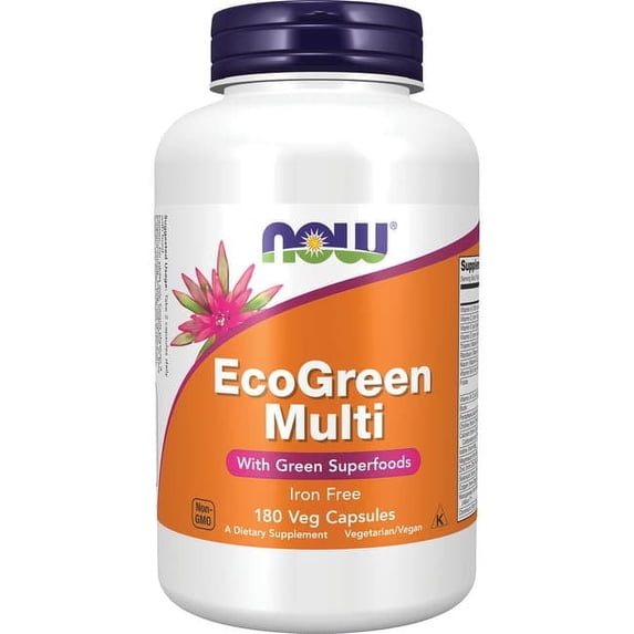 NOW Foods Ecogreen Multi 180 Veg Caps