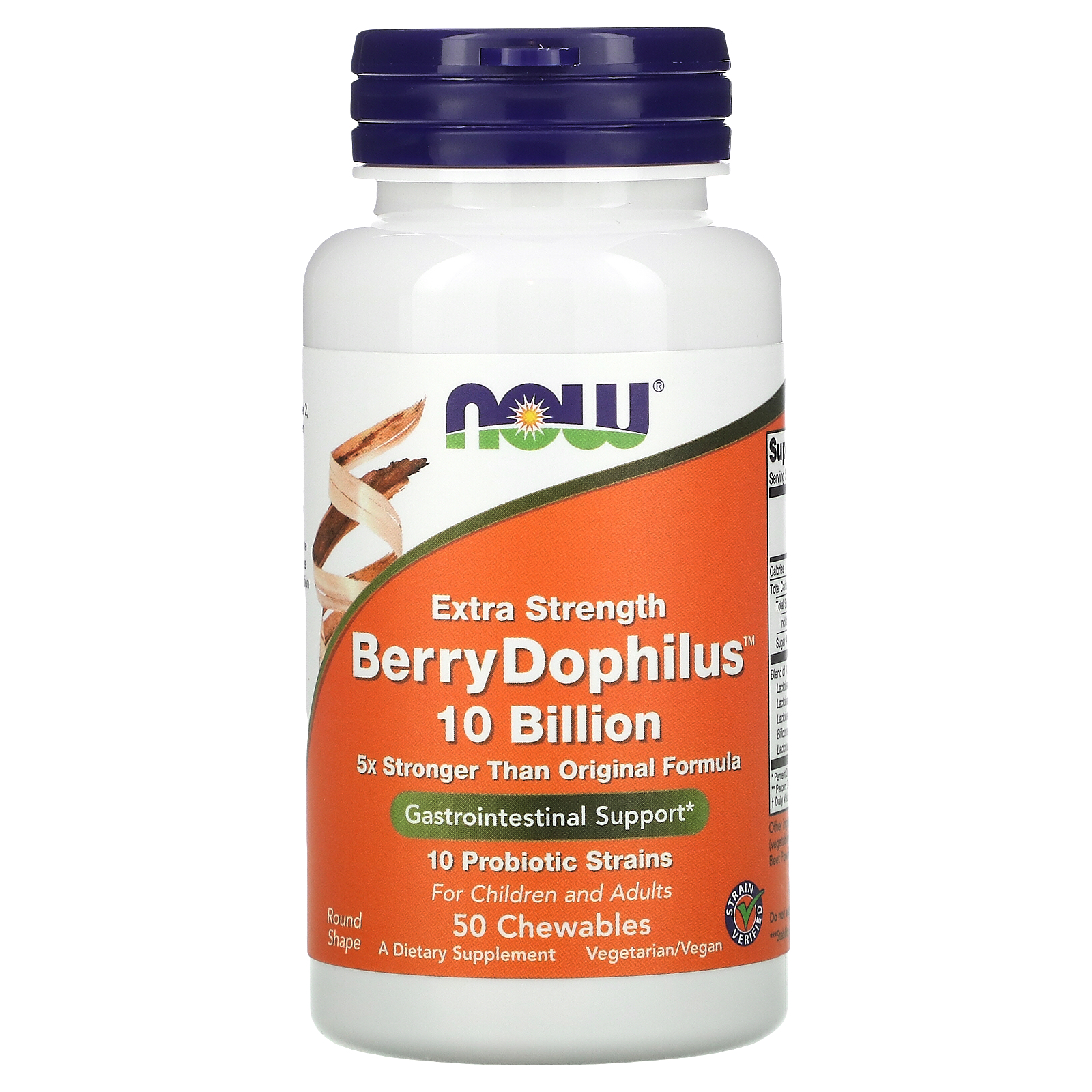 NOW Foods Berry Dophilus, 50 Chewables - Walmart.com