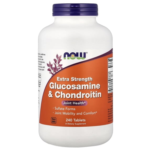 NOW Foods Glucosamine & Chondroitin, 240 Tablets