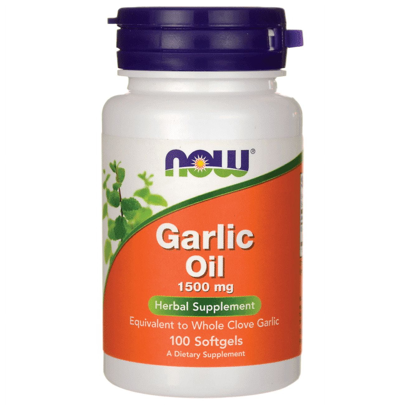 NOW Foods Garlic Oil 1,500 mg 100 Sgels
