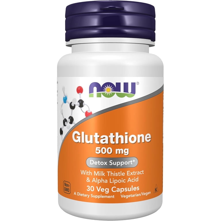 glutaflex glutathione capsule price NOW Supplement, 500 mg, 30 Veg Capsules, Detoxification, Immune Support Nature Made Beauty Collection