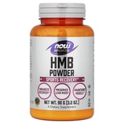 NOW Foods Sports Nutrition, HMB Powder, Sports Recovery*, 90 Grams