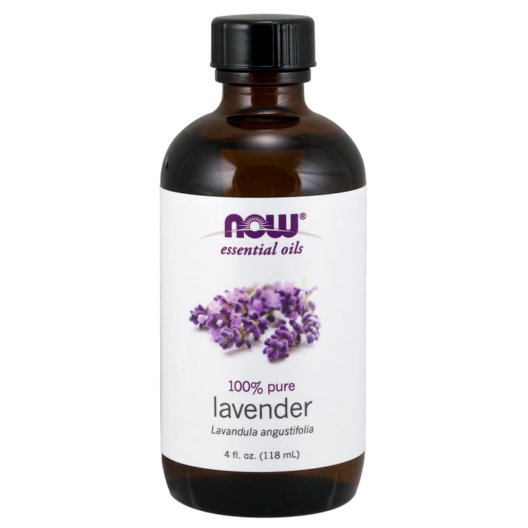 NOW Foods 100% Pure Lavender Essential Oil Blend, 4 Fluid Ounce