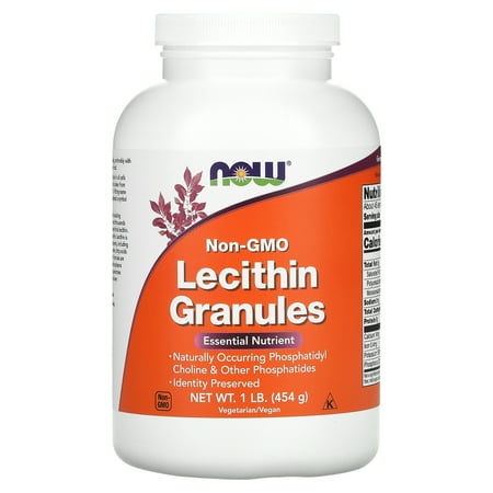 NOW Foods - Lecithin Granules Non-GMO - 1 lb.