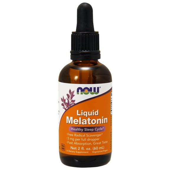 NOW Foods Liquid Melatonin 3 mg - 2 oz.