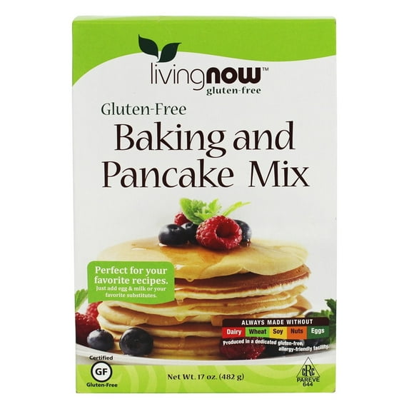 NOW Foods Living Now Baking and Pancake Mix 17 oz Box