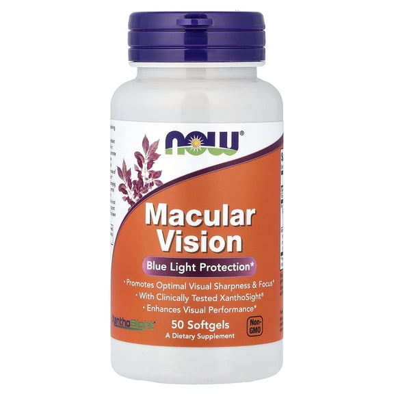 NOW Foods Macular Vision, 50 Softgels