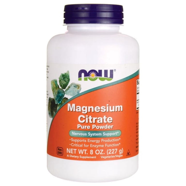 Citrate De Magnésium En Poudre NUTRIMUSCLE - Boîte De 180 Grammes - Date Limite 01/2028 - Neuf