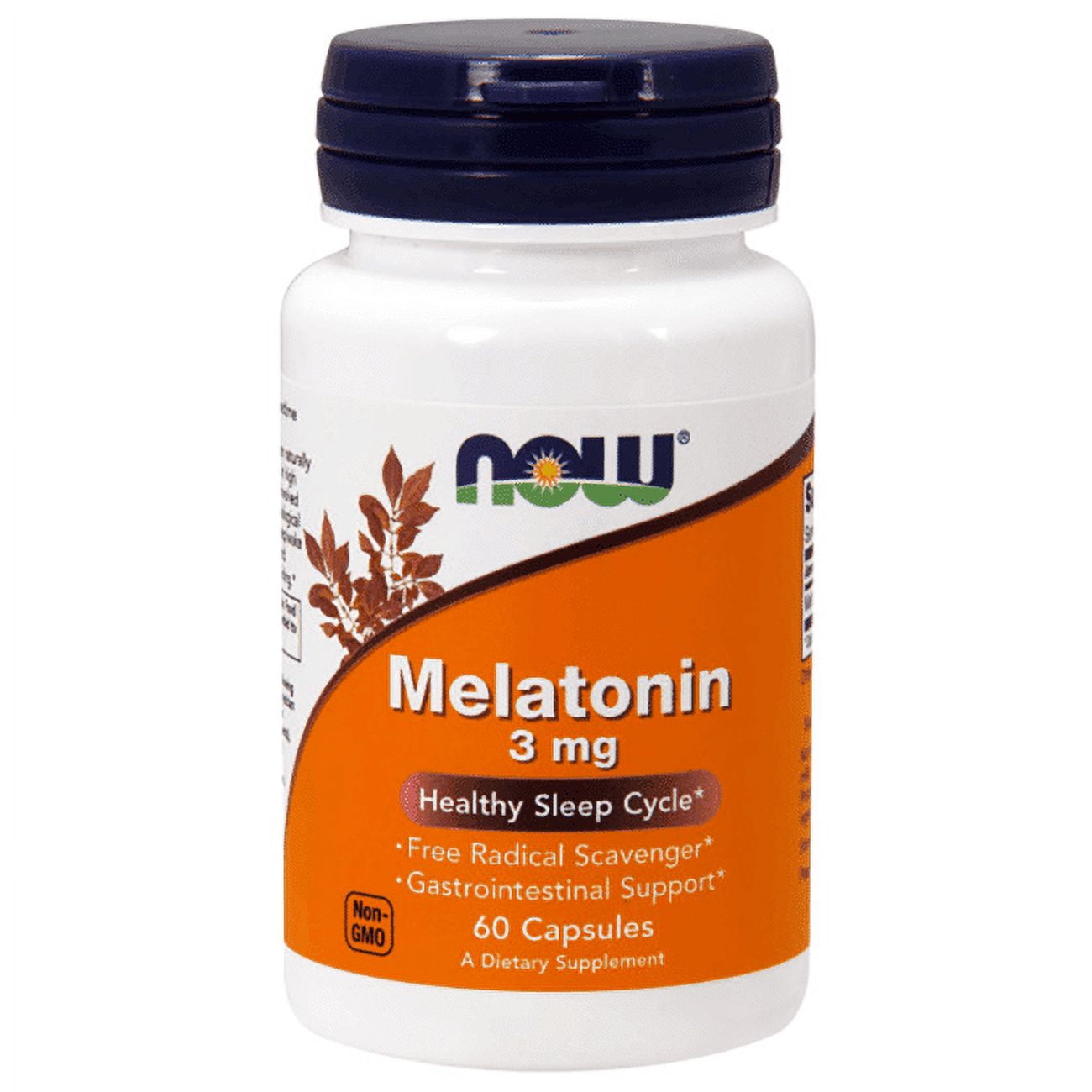 Melatonin 3mg Vegan Gluten-Free Sleep Support Capsules