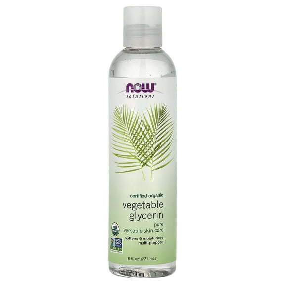 Now Foods Solutions Vegetable Glycerine, Organic 8 fl oz Liquid