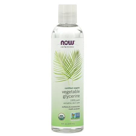 Now Foods Solutions Vegetable Glycerine, Organic 8 fl oz Liquid