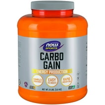 NOW Foods - NOW Sports Carbo Gain Energy Production Powder - 8 lbs.