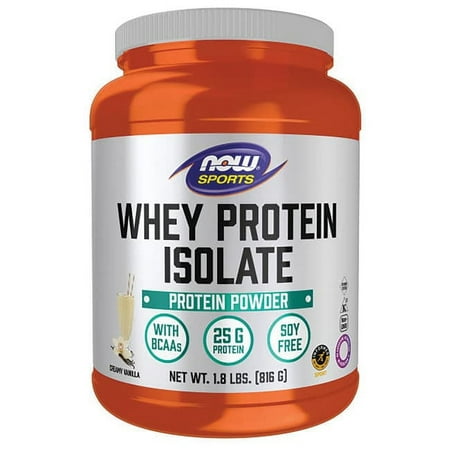 NOW Foods - NOW Sports Whey Protein Isolate Powder Creamy Vanilla - 1.8 lbs.