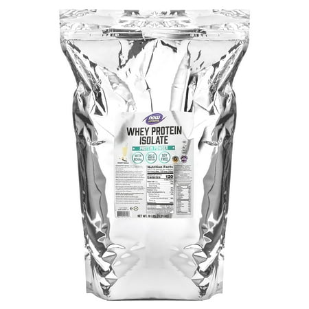 NOW Foods - NOW Sports Whey Protein Isolate Powder Creamy Vanilla - 10 lbs.